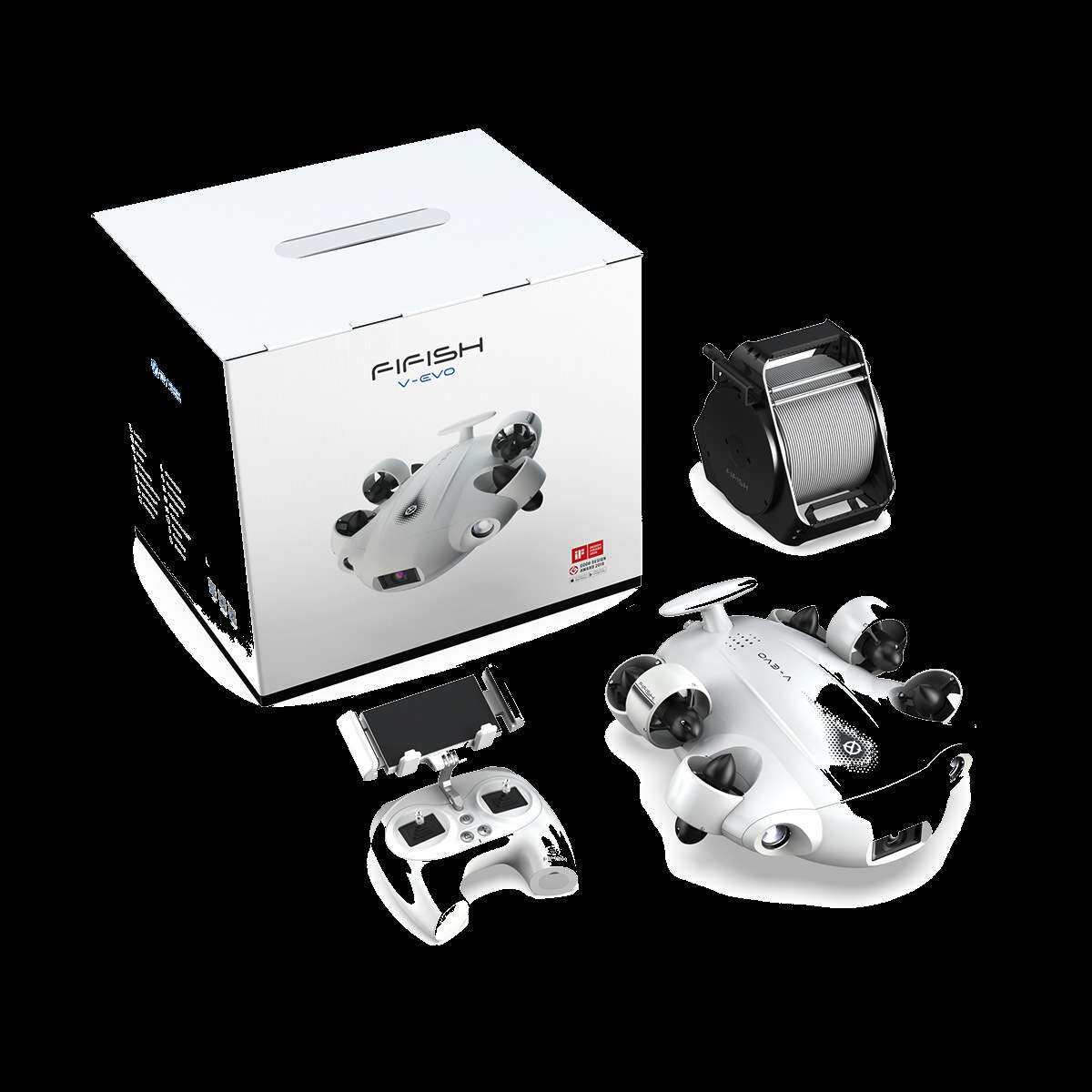 凯摩洛FIFISH V-EVO VR 4K镜头水下机器人无抓取臂潜水水下机器人