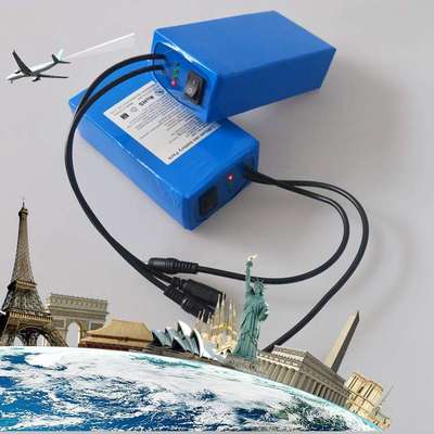 12V大容量锂电池组13000mah毫安18650防爆电源聚合物可充电锂电池