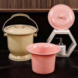 尿桶带盖痰盂老人尿桶成人尿盆夜壶儿童痰盂加厚宝宝坐便盆小马桶