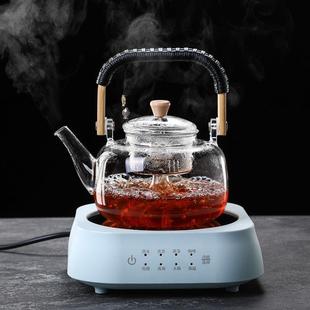 电陶炉煮茶器家用便捷烧水炉玻璃茶具专用炉静音智能多功用煮茶炉