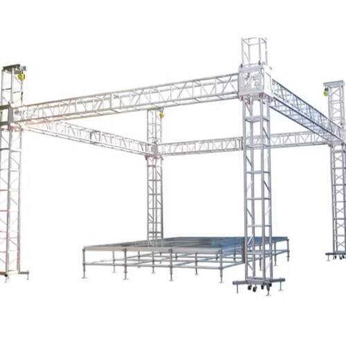 金泰胜佳桁架展示舞台铝照明桁架装配零件400x400x2500mm毫米G44