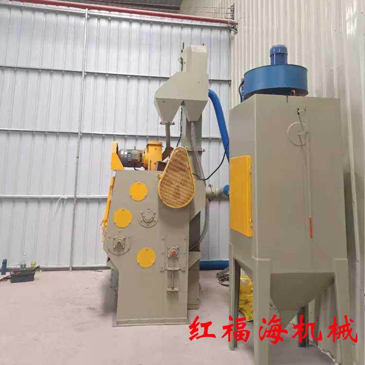 新款喷砂机不锈钢制品处理锌合金清理履带式抛丸机打砂机厂家
