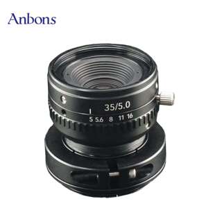 安邦盛镜头海康线扫工业镜头LS35mmF5镜头4k7um机器视觉工业镜头