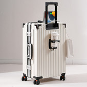 diplomat外交官行李箱拉杆箱男女20寸24寸大容量结实耐用铝框万向