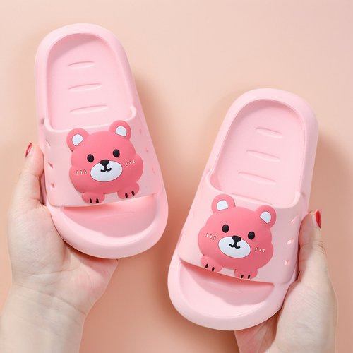 小孩拖鞋夏季防滑洗澡室内居家外穿一字拖可爱男女宝宝卡通凉拖鞋