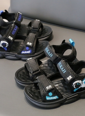 男童凉鞋韩版夏小学生沙滩鞋休闲运动女童防滑软底中大童儿童凉鞋