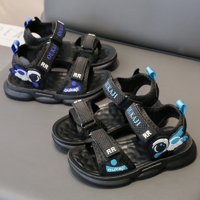 男童凉鞋韩版夏小学生沙滩鞋休闲运动女童防滑软底中大童儿童凉鞋