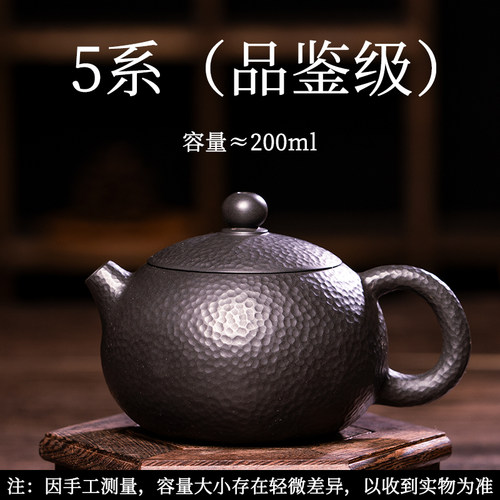 云南建水紫陶茶壶全手工家用纯西施小容量复古非紫砂高档功夫茶具