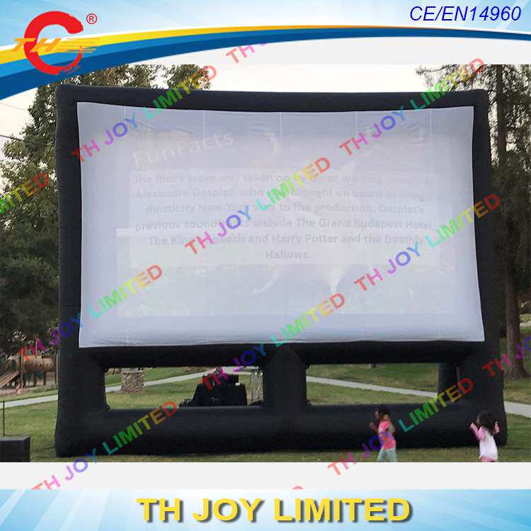 充气屏幕 投影幕布充气电影屏幕 PVC电影屏幕户外投影广告天虹