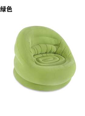 INTEX68577绿色桔色休闲沙发充气沙发 室内靠背充气沙发