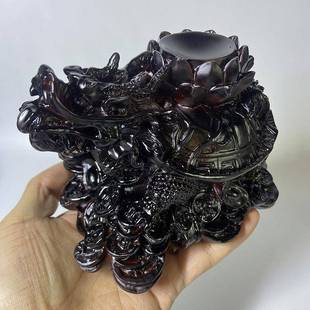 水饰晶球底座大龙龟摆件球43712座底托球型收摆纳办公室件号家居