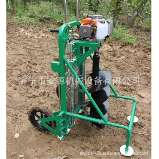 型线杆挖电坑机拖拉机QVX植树挖坑机大马力大挖坑机