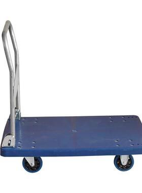 塑拉料OJM静音可小推车手推货搬运车家用工平板车便携折叠拖车具