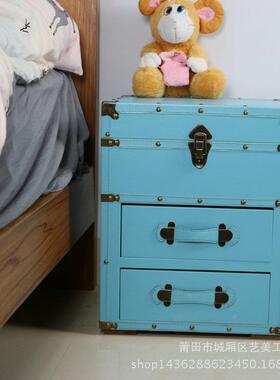 欧整式一16395盖两抽简约床头收柜创意床头纳小柜子储物柜卧室柜