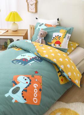 纯棉卡通童三件套全A棉园六件套BCNP版幼儿棉花被褥多件套床上儿