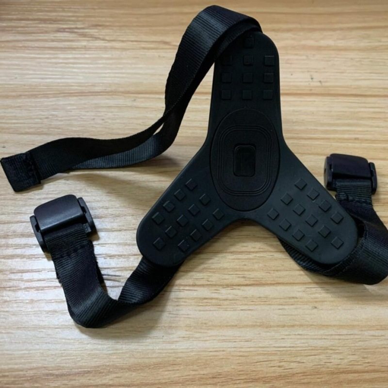 运动相机头盔下巴支架gopro11/10/9/7/6大疆骑行拍摄绑带固定配件