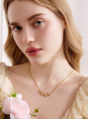 大英博物馆爱之永恒磁吸可开合项链两戴款首饰送女生生日礼物