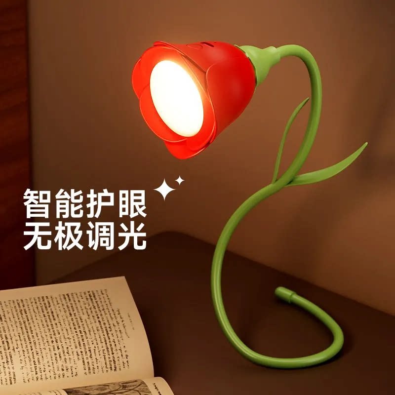 简约创意玫瑰卧室床头书桌花朵