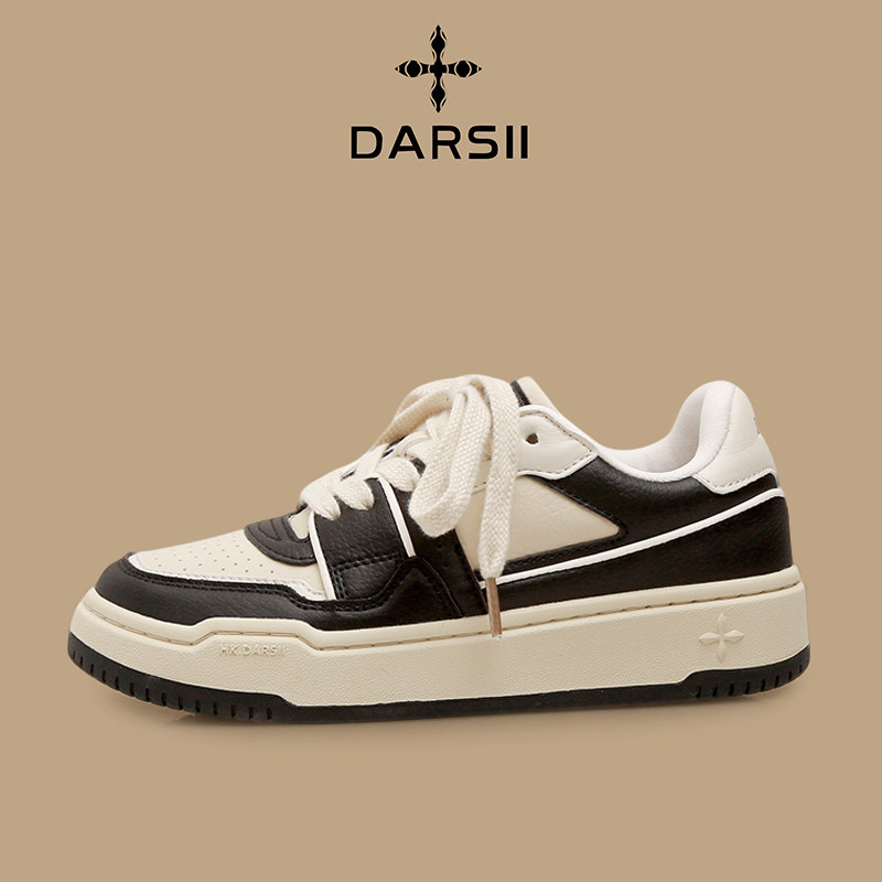 DARSII正品联名板鞋男女情侣鞋新款防滑经典复古休闲运动滑板鞋