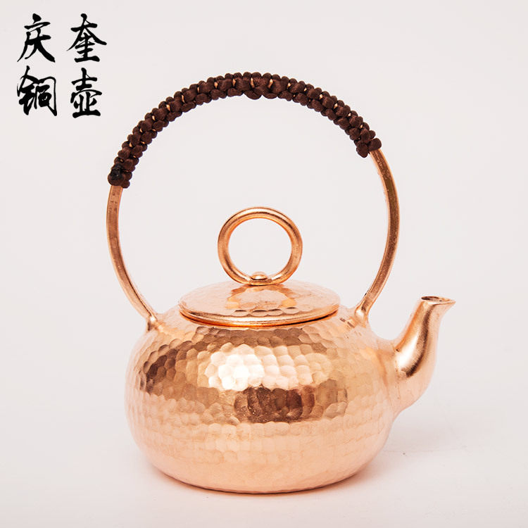 定做复古水壶 紫铜铜壶 各种壶固钩锤点壶欢迎定做 厂家批发
