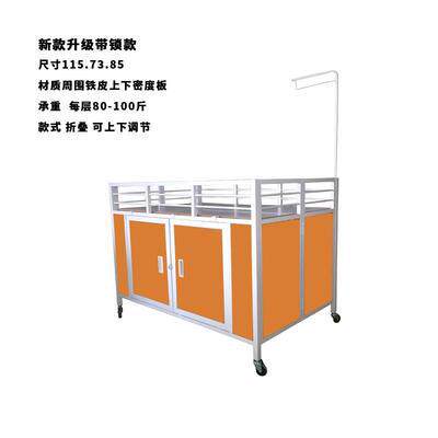 超市促销车商场特卖折叠售货车甩货促销台花车货架特价车促销花车