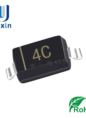 国产替代 MM1Z2V4 SOD-123 丝印4C 0.5W 2.4V 1206封装 稳压管