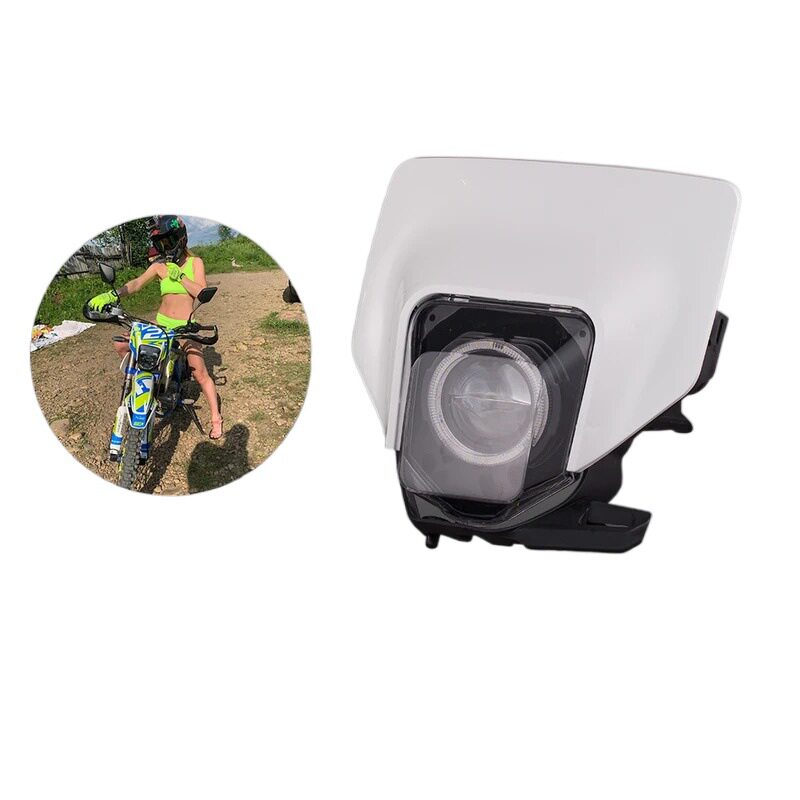 KTM越野摩托车 300 EXC 500 改装LED前大灯胡思瓦娜 前照灯