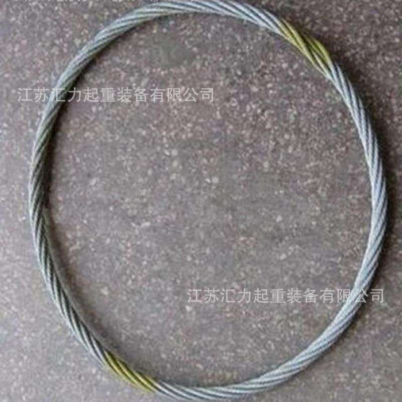 环形钢丝绳40mm*3m 无接头钢丝绳30t*4m 插编钢丝绳圈