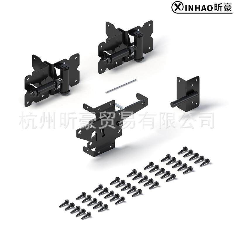 美式不锈钢花园合页篱笆门合页栅栏合页插销篱笆门铰链花园门套装