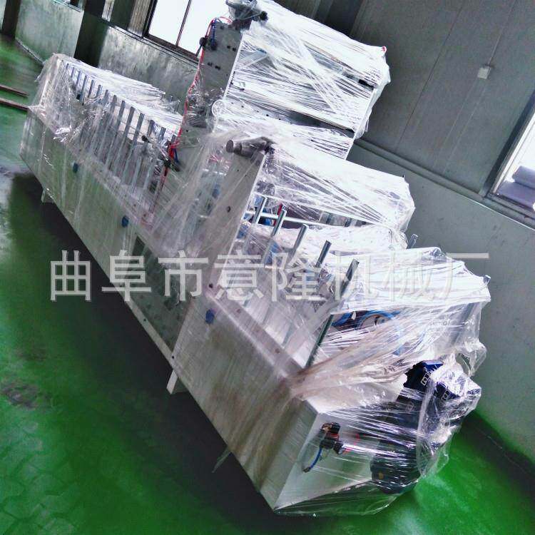 线条踢脚线300型冷胶包覆机台阶套板400宽包覆机省胶易调整耐用