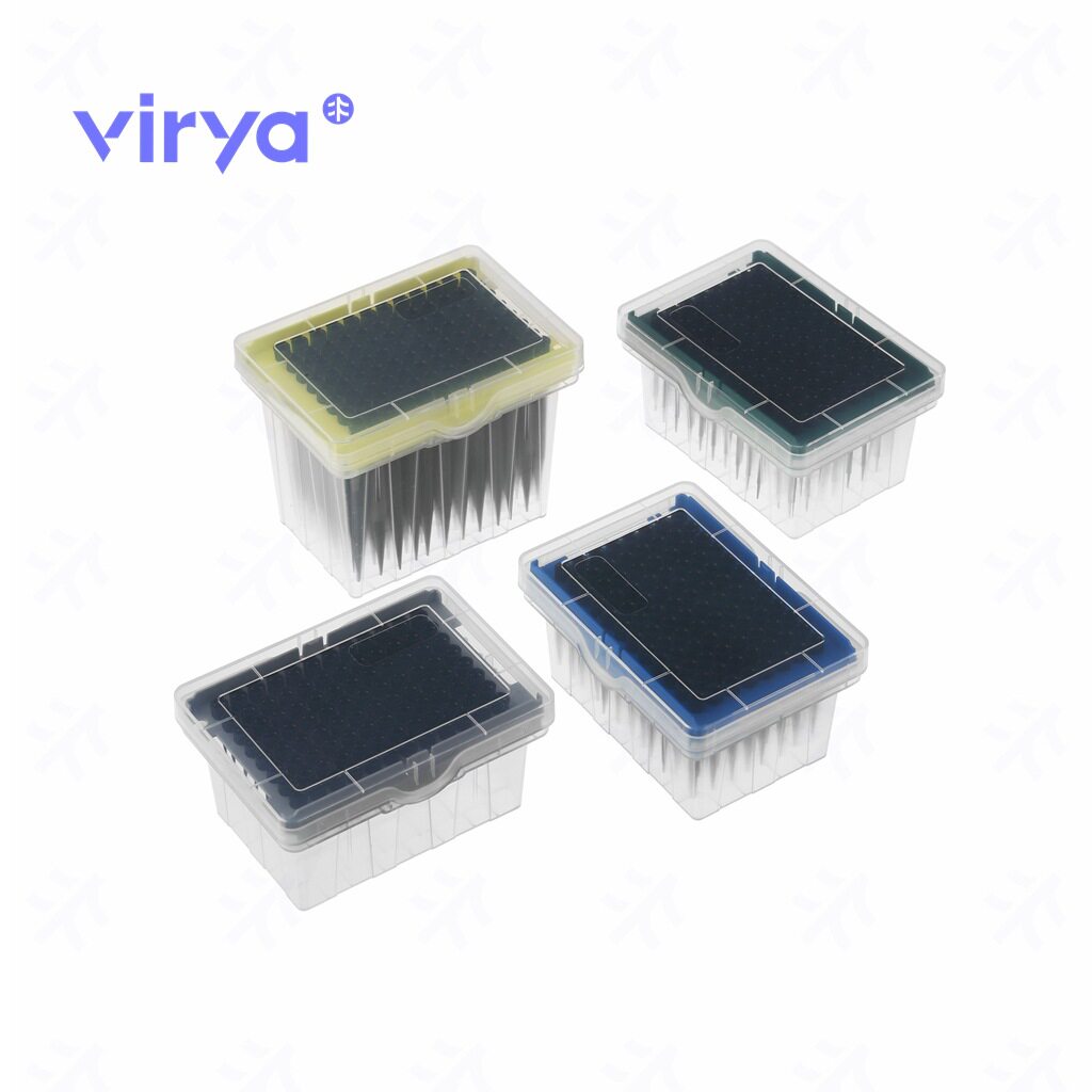 Virya50μL吸头导电黑色灭菌盒装 可用于各种有机溶剂吸取3243058