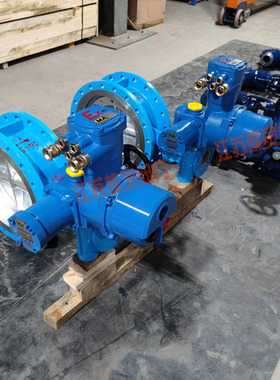 一体式智能型矿用隔爆型瓦斯电动蝶阀MKD941X-10 DN450