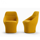 现代设计师创意休闲酒店单人沙发售楼部洽谈区会客区接待区沙发