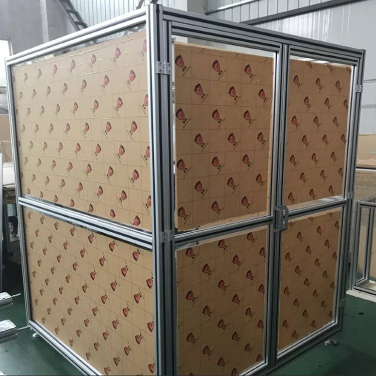 定制工业铝型材框架自动化设备机架铝合金机器人防护罩展示架定做