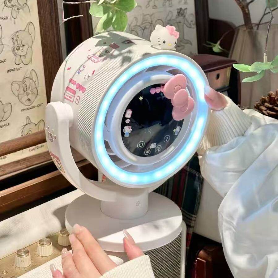 2026新款AI智能语音空气循环扇家用卧室厨房办公宿舍黑科技超静