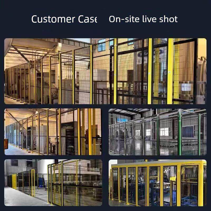 常州机器人防护围栏工厂仓库无缝设备安全机械手铁丝网车间隔离网