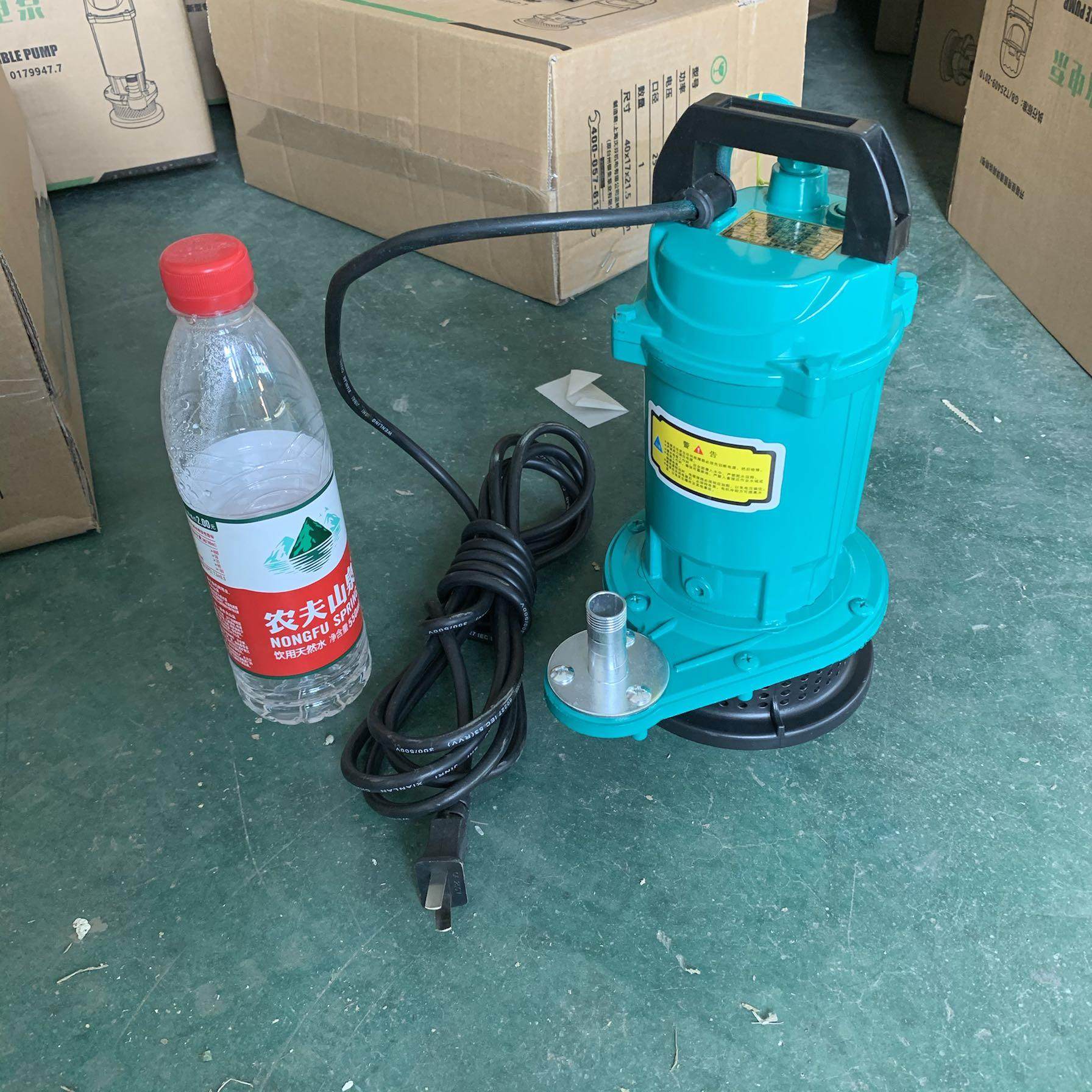 人民水泵QDX1.5-16-0.37小型潜水电泵微型手提潜水泵口径4分16