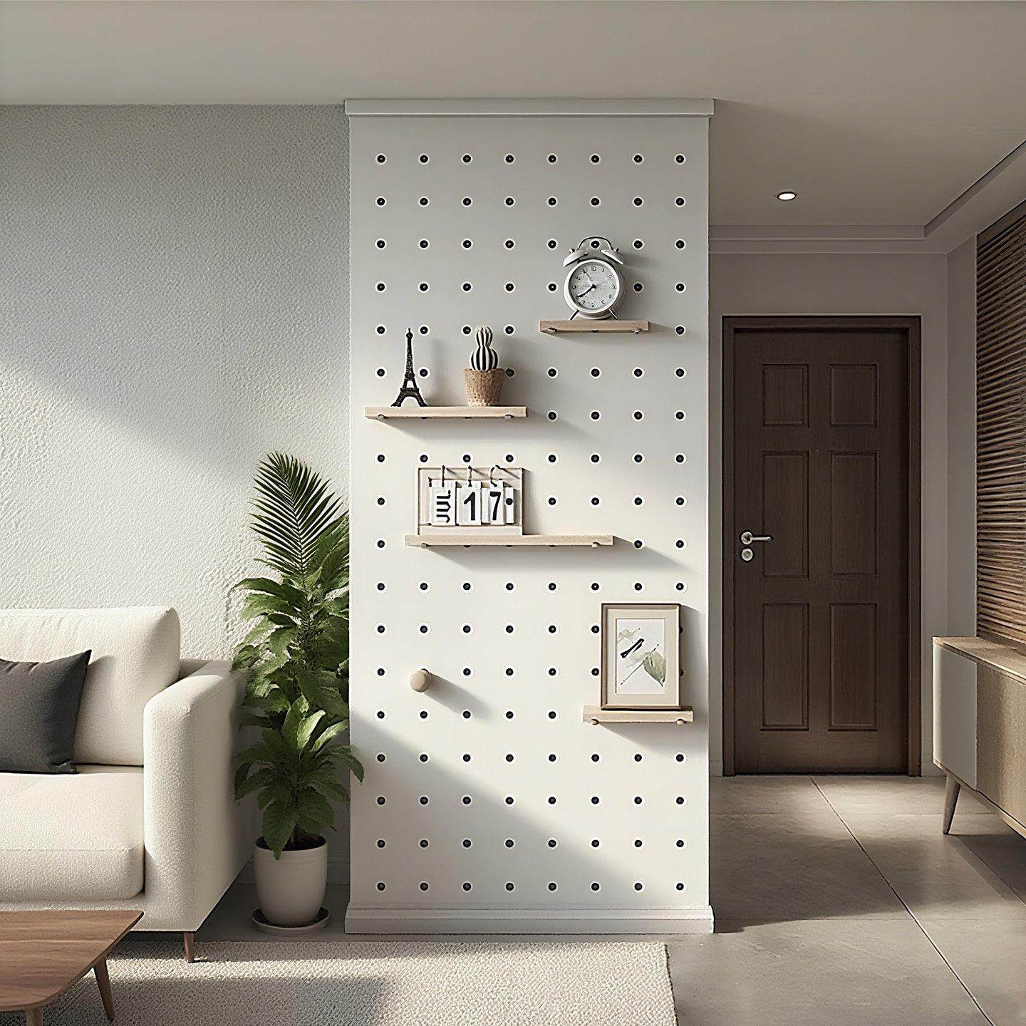 顶天立地洞洞板衣柜侧板客厅入户玄关衣帽间隔断遮挡实木屏风定制,住宅家具,搁板/置物架/家用陈列架,淘宝优惠券,粉丝福利购,淘宝优惠卷