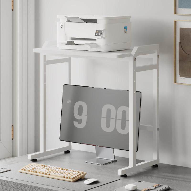 电脑显示器上方支架书架办公桌置物架桌面层板升降增高打印机架子