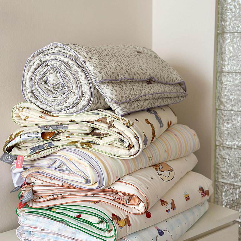 萌宠乐园 凉感印花夏被 可爱卡通薄被子空调被,床上用品,化纤被,淘宝优惠券,粉丝福利购,淘宝优惠卷