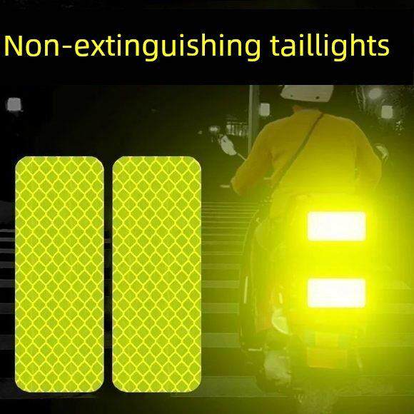 汽车反光条贴纸电动车摩托车反光贴纸夜间警告卡车反光贴纸车身荧