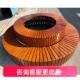 大圆形围树椅实木成品座椅不锈钢广场休闲公园椅户外定制弧形长椅