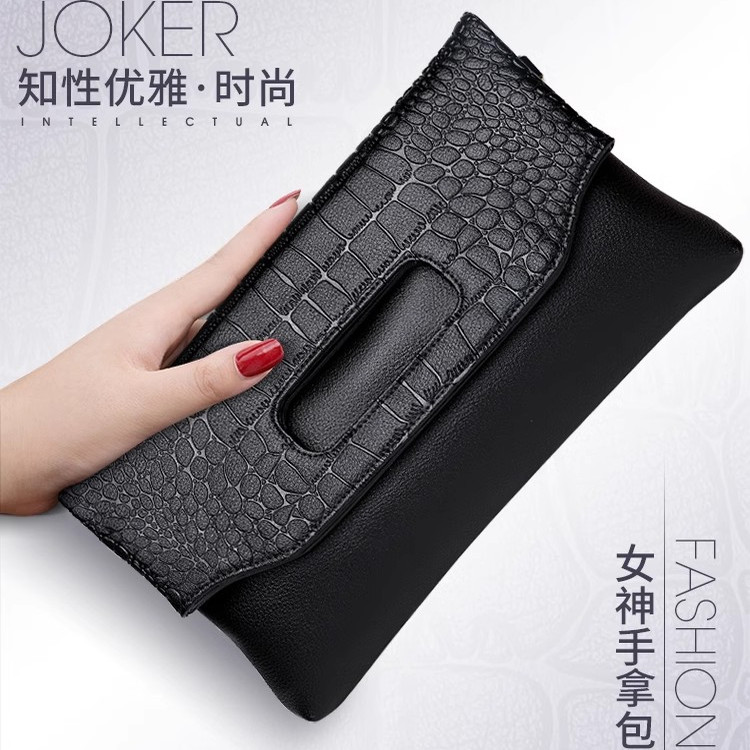 女士手拿手抓包真皮头层牛皮