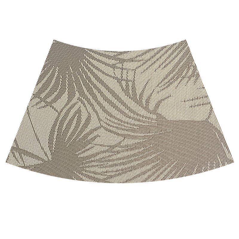 提花扇形餐垫PiVC餐桌垫新中式轻奢西餐垫高档隔热垫家用餐具垫2