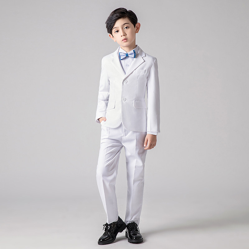 儿童西装套装男童花童礼服韩版中大E童男孩小西服外套钢琴演出服