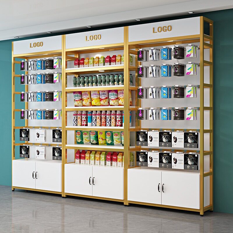 手机配件展示架超市便利店展示柜D组合饰品柜精品货架货柜展示柜