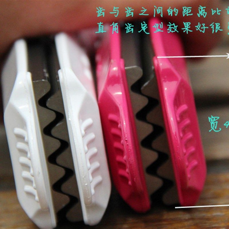 玉米烫夹板蓬松垫发根理发店专用B陶瓷不伤发直发器波浪麦穗须影
