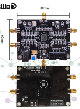 AD9959模块射频信号源多t通道信号发生器 相位可调 性能远超AD985