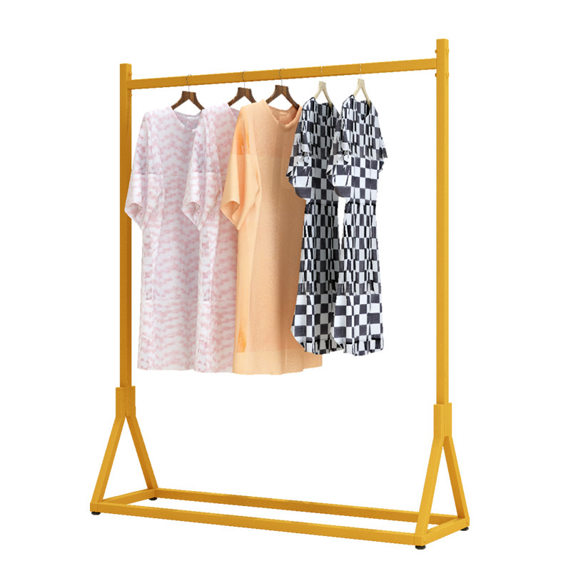 欧式服装店落地架中岛架龙门架铁艺女I装男装货架店童装架衣架