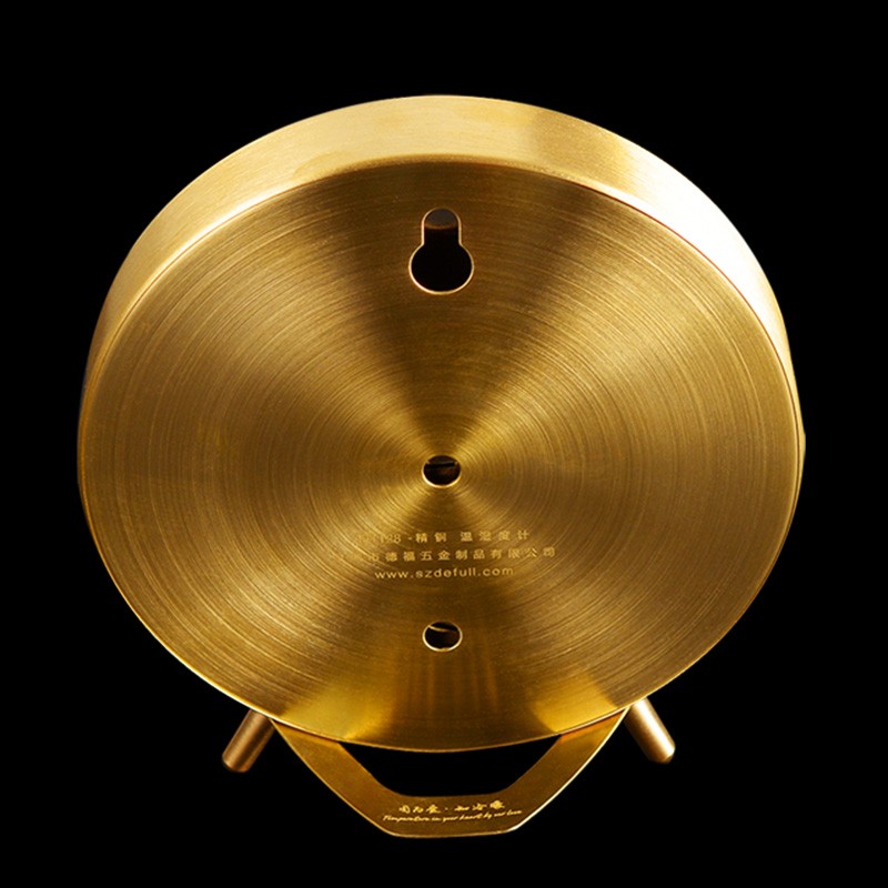 家用温度计室内干湿温度计高精度湿度计台挂式温湿度表TH128精铜